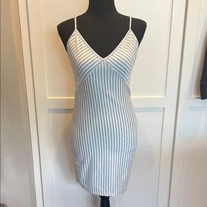 Princess Polly Striped Spaghetti Strap Dress, Sz 4